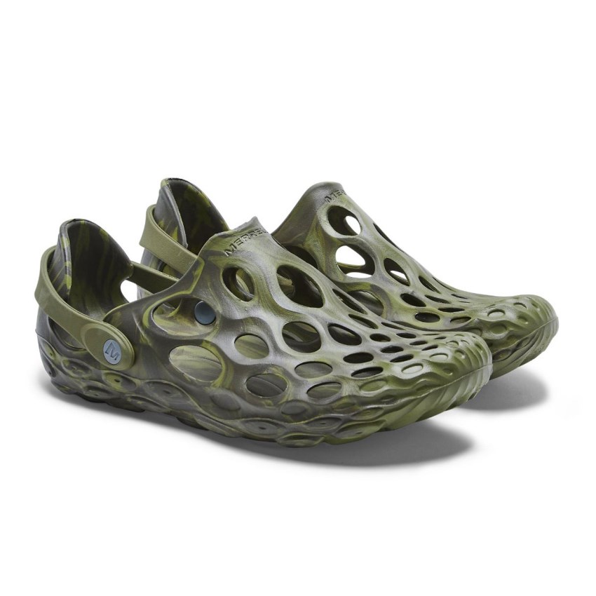 Sandales Merrell Hydro Moc Vert Olive Homme | Q.L.ZPGE